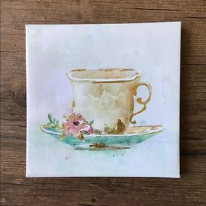 Teacup Canvas Wall Art